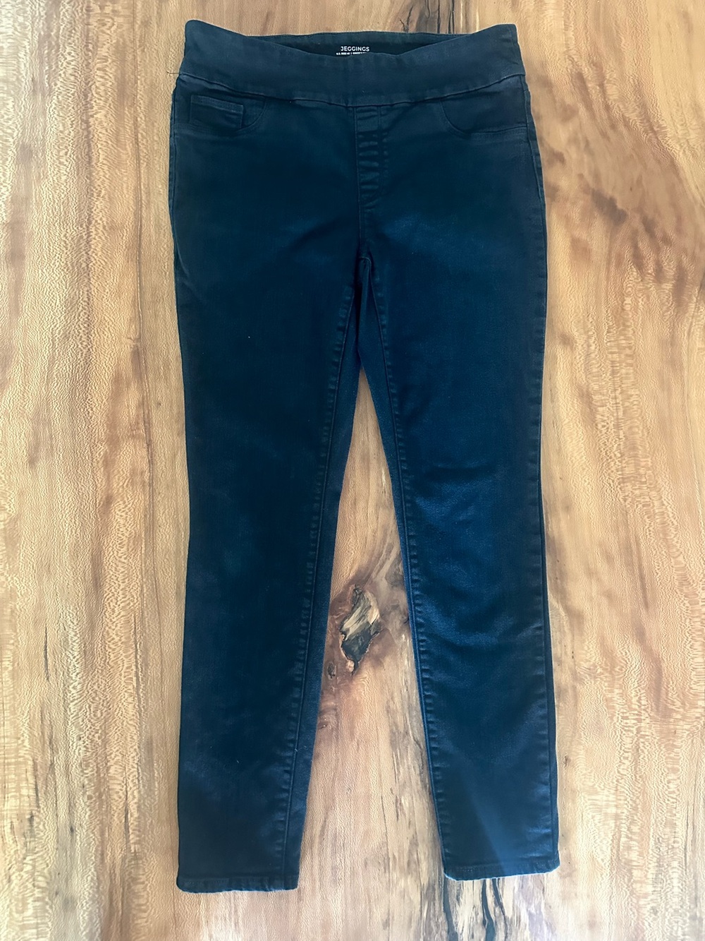 Chico's Jeggings Women's  Black Pull-On Skinny Stretch Denim|Size:4R